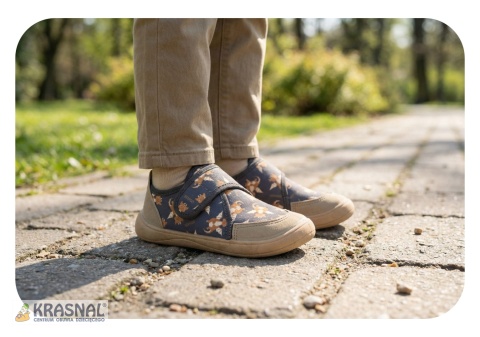 BEFADO 140X003 szary beż smoki barefoot