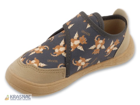 BEFADO 140X003 szary beż smoki barefoot