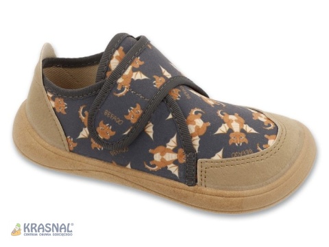 BEFADO 140Y003 szary beż smoki barefoot