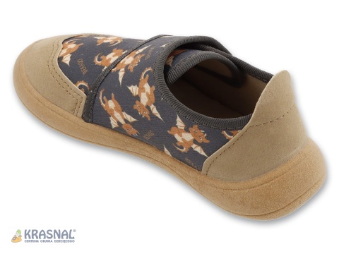 BEFADO 140Y003 szary beż smoki barefoot