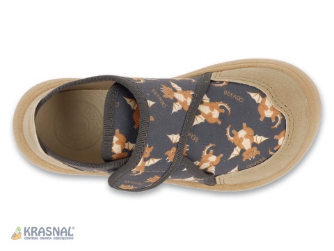 BEFADO 140Y003 szary beż smoki barefoot