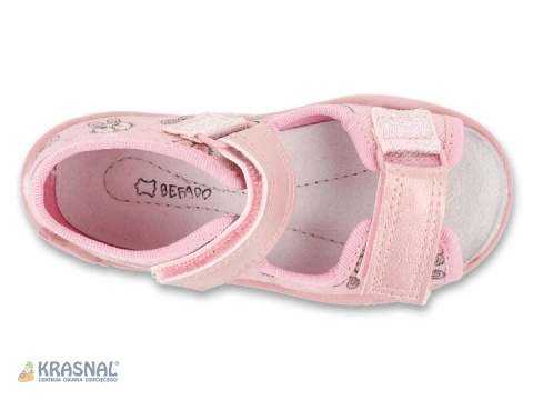 BEFADO 342P071 róż brokat króliczki