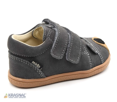 MIDO 184 grafit miś barefoot