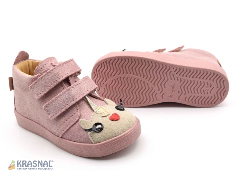 MRUGAŁA 5180 róż brokat jednorożec