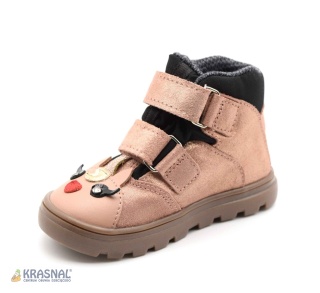 MRUGAŁA 6180 róż brokat jednorożec