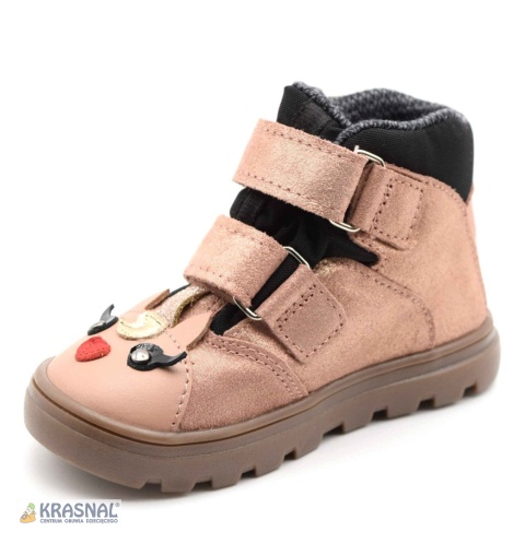 MRUGAŁA 6180 róż brokat jednorożec