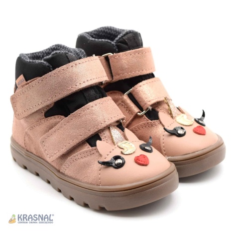 MRUGAŁA 6180 róż brokat jednorożec