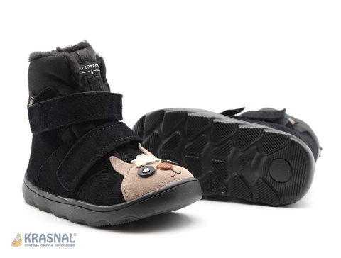 MRUGAŁA 7124 alpaca czarny barefoot