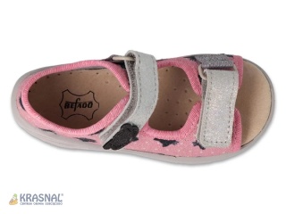 BEFADO 065P004 róż brokat kotki