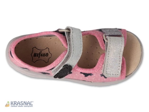 BEFADO 065P004 róż brokat kotki