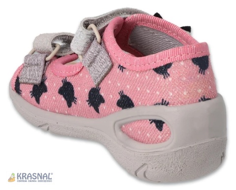 BEFADO 065P004 róż brokat kotki