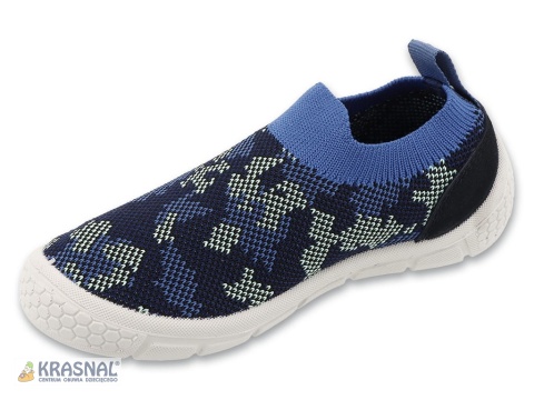 BEFADO 102X044 granat niebieski moro