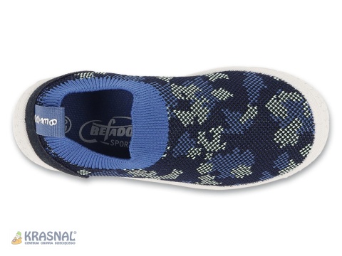 BEFADO 102X044 granat niebieski moro