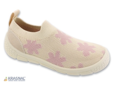 BEFADO 102X047 beż róż kwiatki