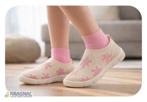 BEFADO 102X047 beż róż kwiatki