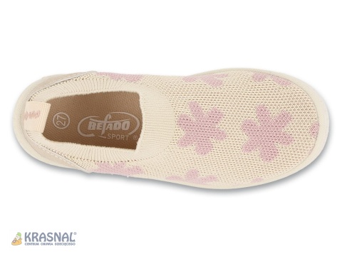 BEFADO 102X047 beż róż kwiatki