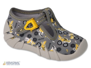 BEFADO 110P486 szary żółty dinozaury