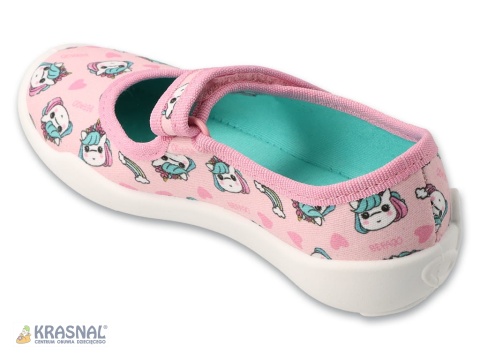 BEFADO 114X560 róż jednorożce