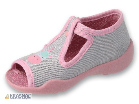 BEFADO 213P145 srebro róż jednorożec