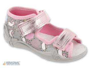 BEFADO 342P073 szary holo jednorożce