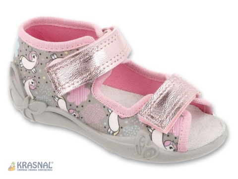 BEFADO 342P073 szary holo jednorożce