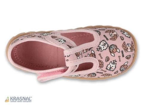 BEFADO 627P008 róż beż zwierzątka