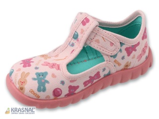 BEFADO 627P009 róż miś i królik