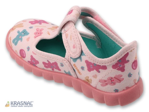 BEFADO 627P009 róż miś i królik