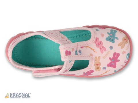 BEFADO 627P009 róż miś i królik