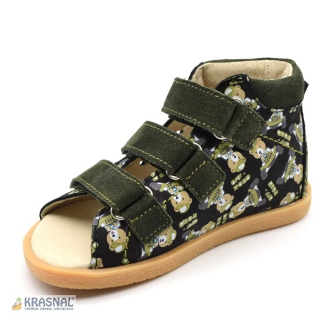 KRASNAL 5011 czarny miś khaki