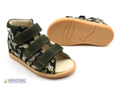 KRASNAL 5011 czarny miś khaki