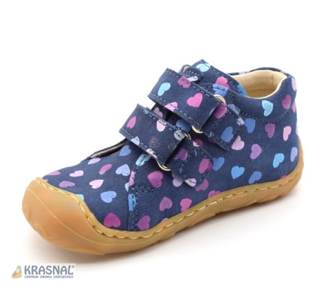 MIDO 166 niebieski serduszka