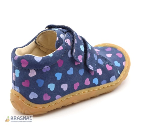 MIDO 166 niebieski serduszka