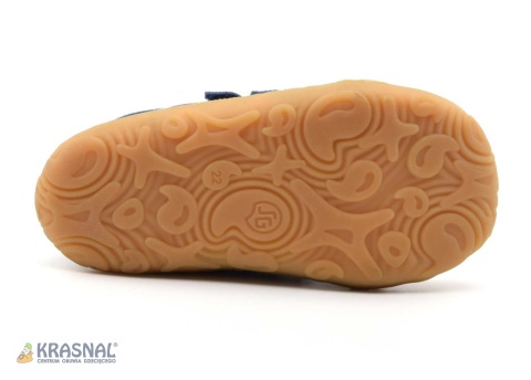 MIDO 166 niebieski serduszka