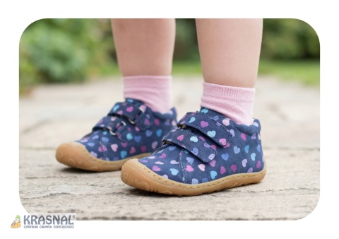 MIDO 166 niebieski serduszka