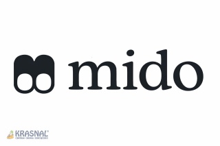 MIDO 3117 granat brokat