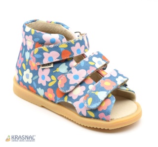 MIDO 816 niebieski kwiatki