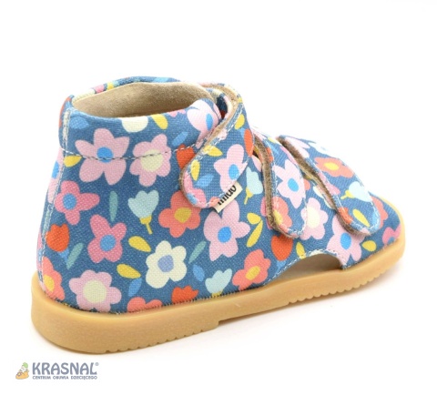 MIDO 816 niebieski kwiatki