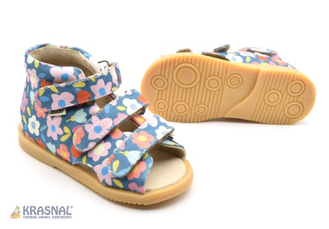 MIDO 816 niebieski kwiatki