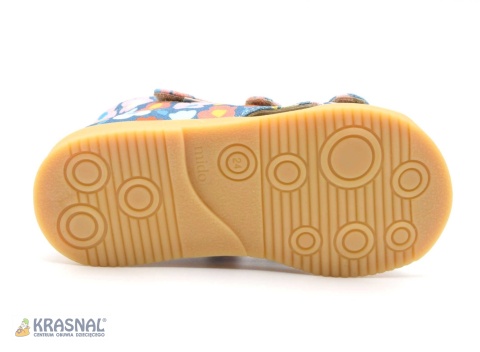 MIDO 816 niebieski kwiatki