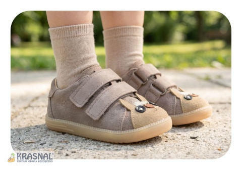 MRUGAŁA 3186 beż alpaca barefoot