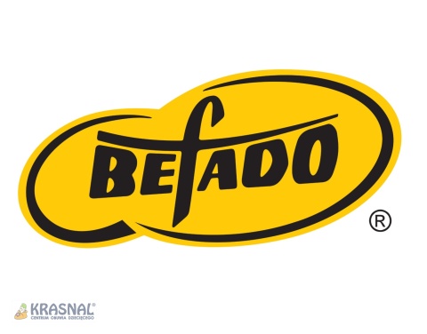 BEFADO 351Y042 róż czarne kwiatki