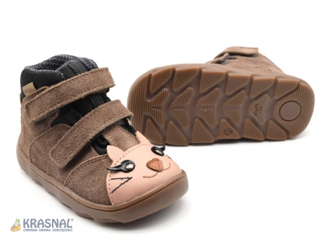 MRUGAŁA 6124 brąz kotek barefoot