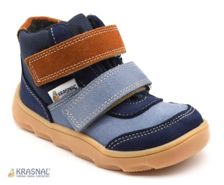 KRASNAL 1127 niebieski brąz barefoot