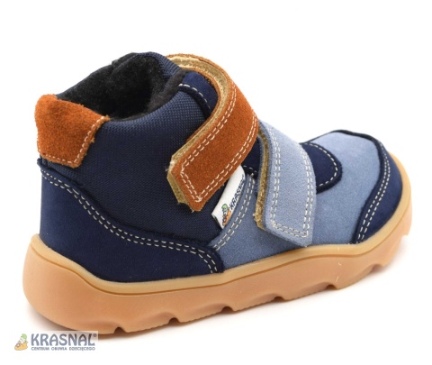KRASNAL 1127 niebieski brąz barefoot