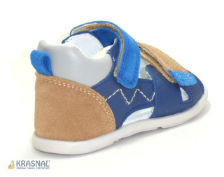 JAMET 1112 indygo brąz barefoot