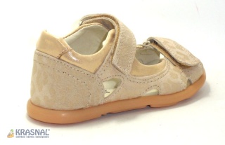 JAMET 262 beż pantera barefoot
