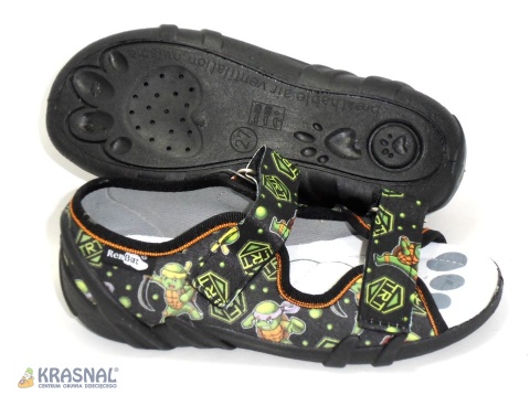 RENBUT 378 czarny żółwie ninja RENBUT 378 czarny żółwie ninja