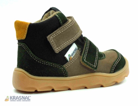 KRASNAL 1127 brąz khaki barefoot KRASNAL 1127 brąz khaki barefoot