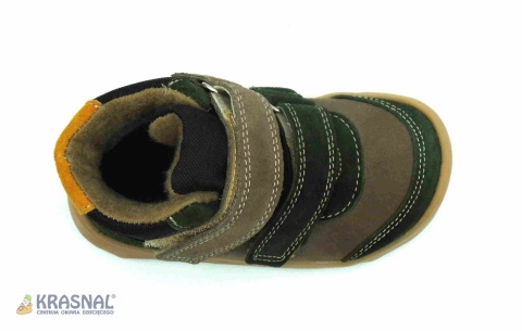 KRASNAL 1127 brąz khaki barefoot KRASNAL 1127 brąz khaki barefoot